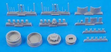 1/72 CMK Blenheim Mk.I - Engine set for Airfix Resin