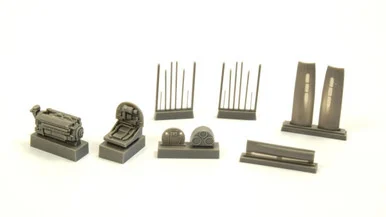 1/72 CMK P-40E - Engine Set for Special Hobby kit Resin
