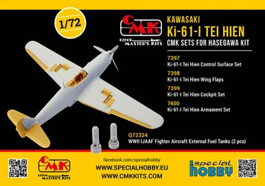 1/72 CMK Ki-61-I Tei Hien Armament Set. for Hasegawa kit Resin