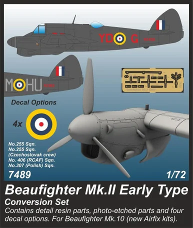 1/72 CMK Beaufighter Mk.II Early Type Conversion set Resin