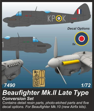1/72 CMK Beaufighter Mk.II Late Type Conversion set Resin