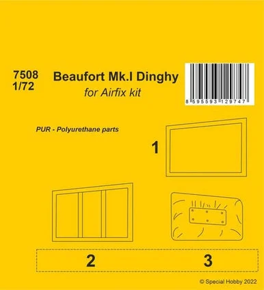 1/72 CMK Beaufort Mk.I Dinghy / for Airfix kit