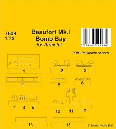 1/72 CMK Beaufort Mk.I Bomb Bay / Airfix kit