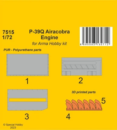 1/72 CMK P-39Q Airacobra Engine