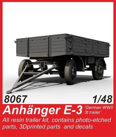 1/48 CMK E-3 German WWII Trailer