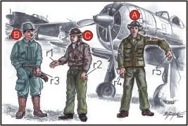 1/72 CMK Japanese Army Pilots (2 fig.) and Mechanic
