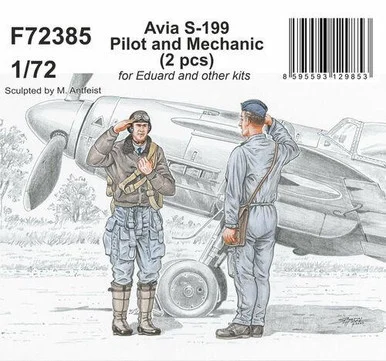1/72 CMK Avia S-199 Pilot and Mechanic / for Eduard and other kits