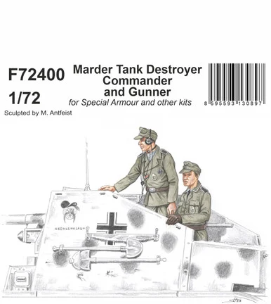 1/72 CMK Marder Tank Destroyer Commander and Gunner - Special Hobby