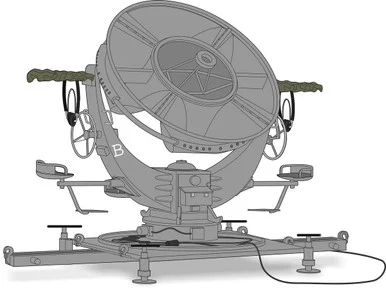 1/72 CMK Ringtrichter Richtungshorer Horchgert (RRH) German WWII Acoustic Monitoring Device Resin