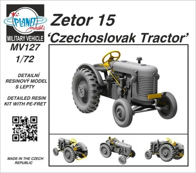1/72 CMK Zetor 15 Czechoslovak Tractor Resin