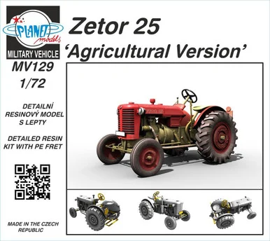 1/72 CMK Zetor 25 Agricultural Version Resin