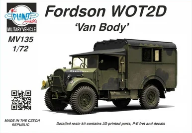 1/72 Planet Models Fordson WOT2D Van Body - CMK