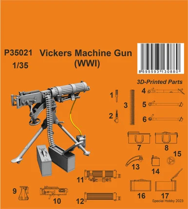 1/35 CMK Vickers Machine Gun (WWI) - Special Hobby