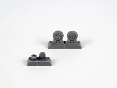 1/72 CMK P-40 Wheels Block Tread for Special Hobby kit Resin
