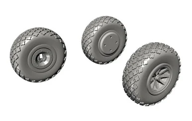 1/72 CMK P-40 Wheels Cross Tread for Special Hobby kit Resin