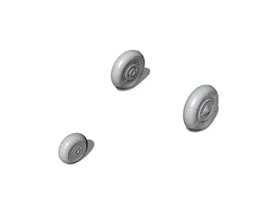 1/72 CMK Heinkel He 162A Wheels Resin