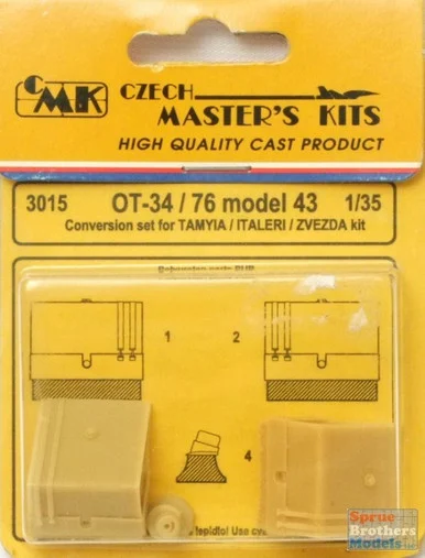 CMK3015 1:35 CMK OT-34/76 Model 1943 Conversion Set (TAM/ITA/ZVE kit)