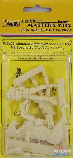 CMKF35192 1:35 CMK Mounted Afghan Warrior & US Special Forces Soldier #35192