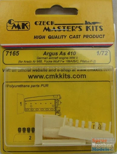 CMK7165 1:72 CMK German WW2 Argus As 410 Engine Set #7165
