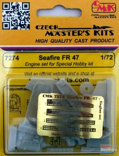 CMK7274 1:72 CMK Seafire FR 47 Engine Set (SPH kit)