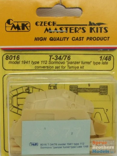 CMK8016 1:48 CMK T-34/76 Model 1941 Type 112 Sormovo Conversion Set (TAM kit)