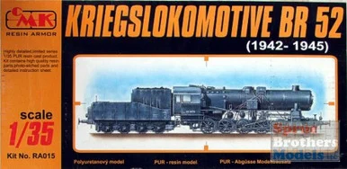 CMKRA015 1:35 CMK BR52 Locomotive 1942-1945 #RA015