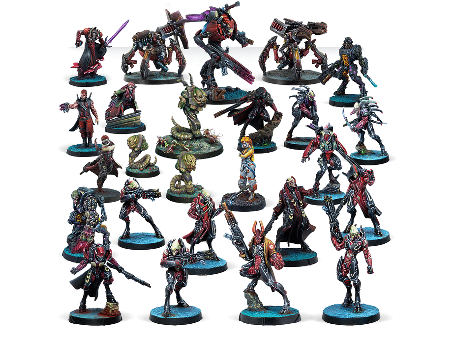 Infinity CodeOne Combined Army Collection Pack Miniature Game Figures - Corvus Belli