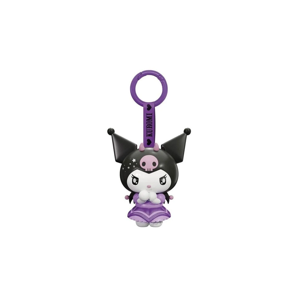 Hello Kitty Angel and Demon Kuromi Keychain 8 cm - Comansi