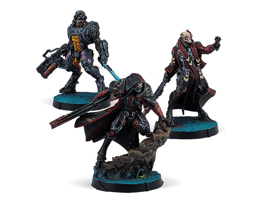 Infinity CodeOne Combined Army Booster Pack Alpha Miniature Game Figures - Corvus Belli