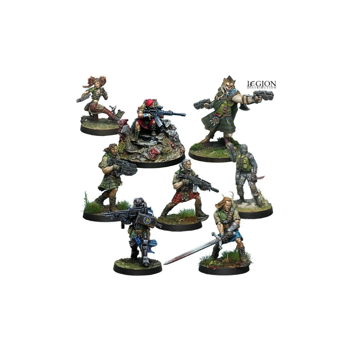 Infinity - Caledonian Combat Force Repack Beta Figurine games