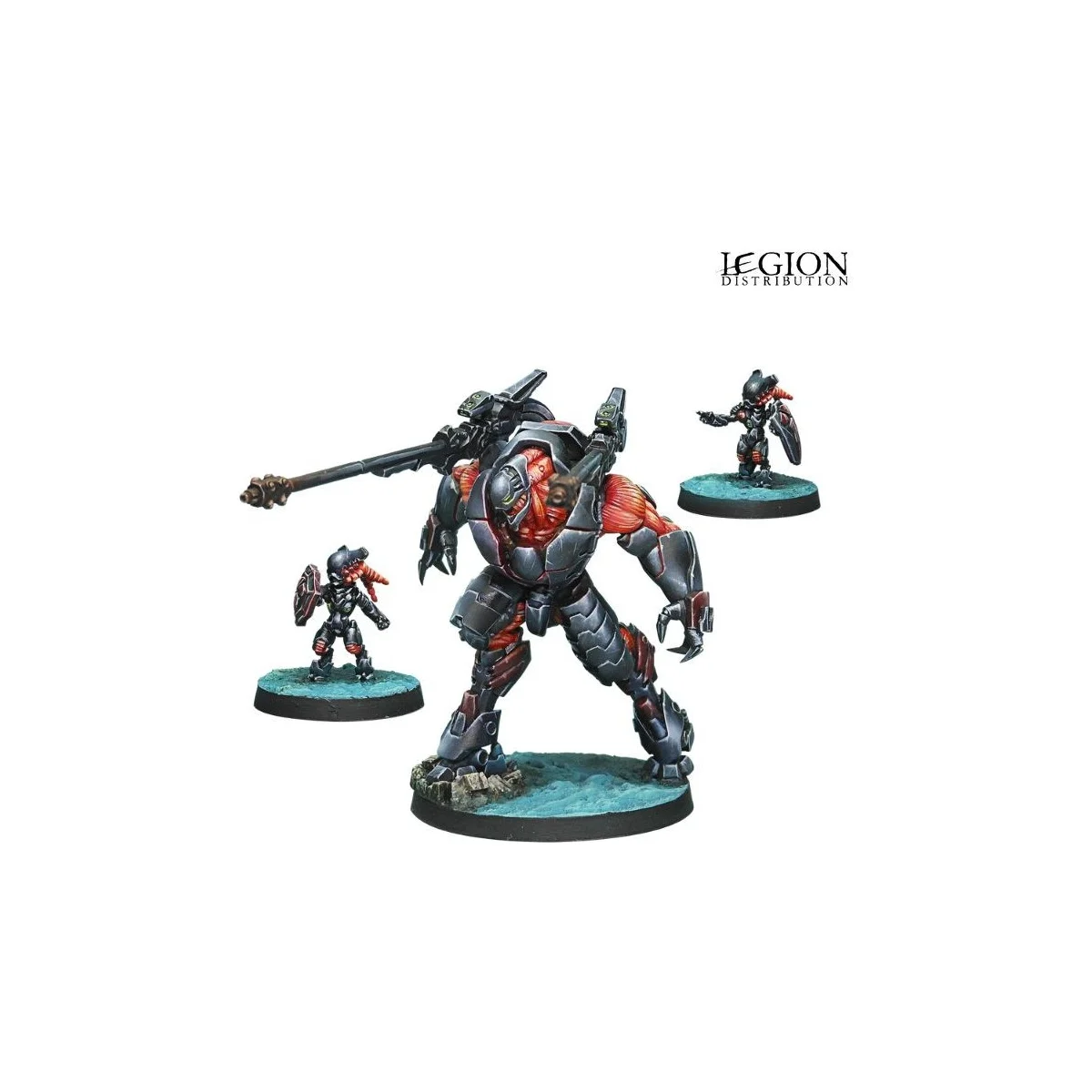 Infinity - Combined Army Overdron Batroids TAG Pack Figurine games