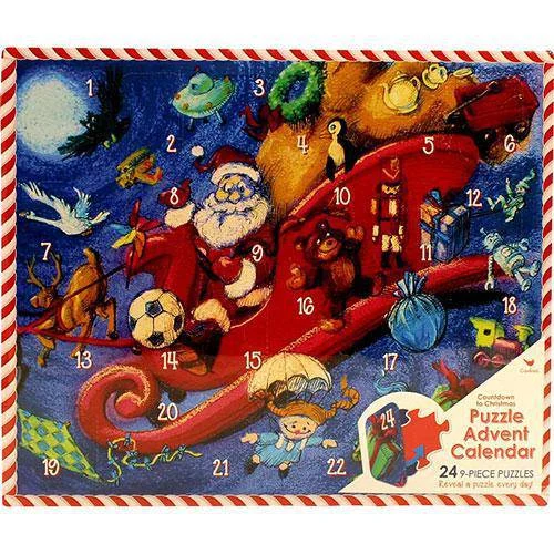 Countdown to Christmas Puzzle - Cardinal