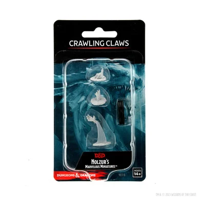 Wizkids 90318 Dungeons & Dragons Nolzur`s Marvelous Unpainted Miniatures: Crawling Claws