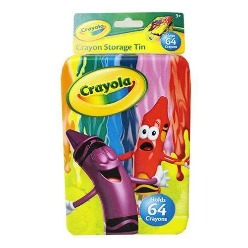 Crayola Large Crayon Storage Tin Box - Tin Box Company