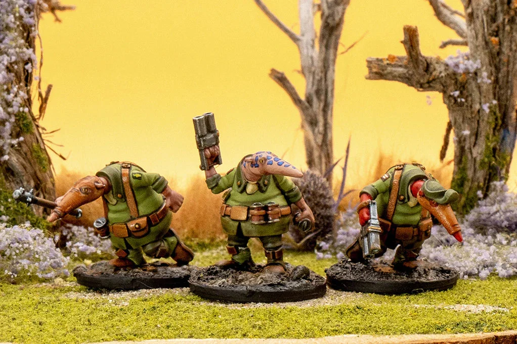 This Quar’s War Crusaders Trench Raiders, 28 mm Scale Model Figures - Wargames Atlantic