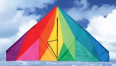 Skydog Kites 11156 55" Crystal Delta Kite