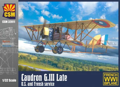 CSM32011 1:32 Copper State Models Caudron G.III Late US and French Service
