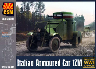 CSM35005 1:35 Copper State Models Italian Armoured Car 1ZM