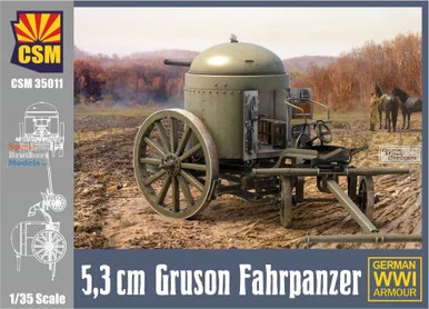 CSM35011 1:35 Copper State Models 5.3cm Gruson Fahrpanzer