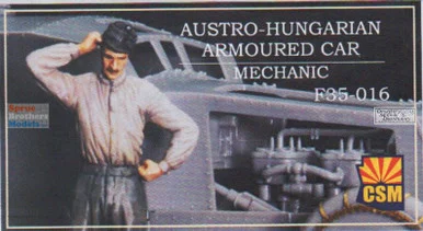 CSMF35016 1:35 Copper State Models Figure: Austro-Hungarian Armoured Car Mechanic