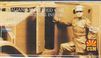 CSMF35023 1:35 Copper State Models Figure: Belgian Armoured Car Officer Getting Inside