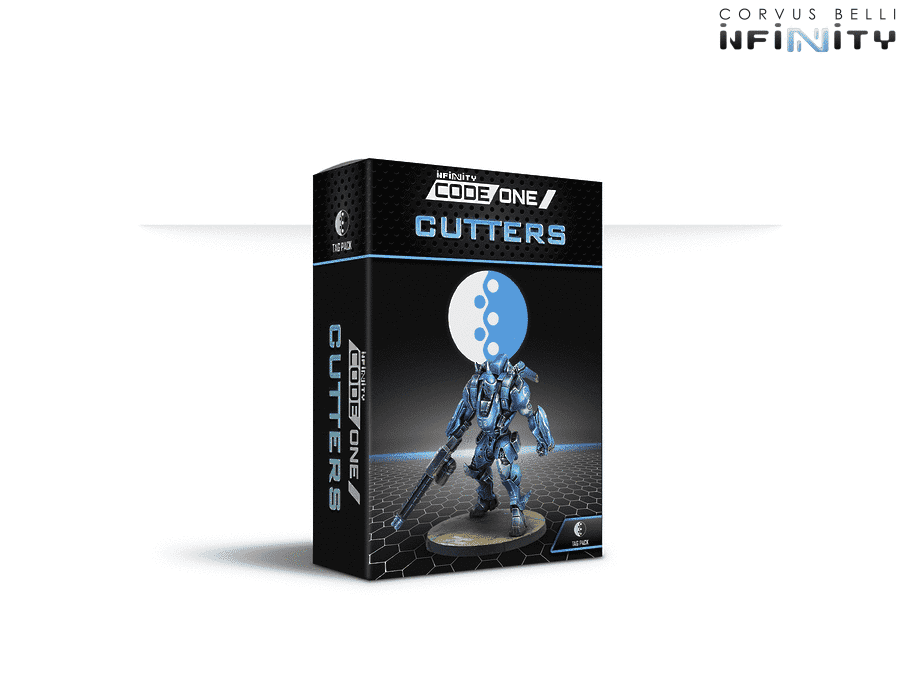 Infinity CodeOne PanOceania Cutters (TAG) Miniature Game Figure - Corvus Belli