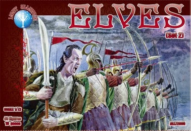 Dark Alliance ALL72005 Elves Set #2 1/72 Scale Figures (40) - Alliance Figures