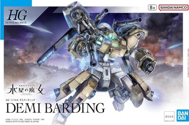 Bandai 5065313 #23 Demi Barding 'The Witch from Mercury' HG 1/144 Scale Model Kit