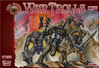 Dark Alliance ALL72031 War Trolls Set #2 1/72 Scale Figures (8) - Alliance Figures