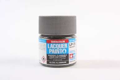 Tamiya 82170 LP-70 Gloss Aluminum Lacquer 10ml