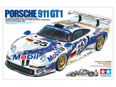 Tamiya 24186 Porsche 911 GT1 1/24 Scale Model Kit