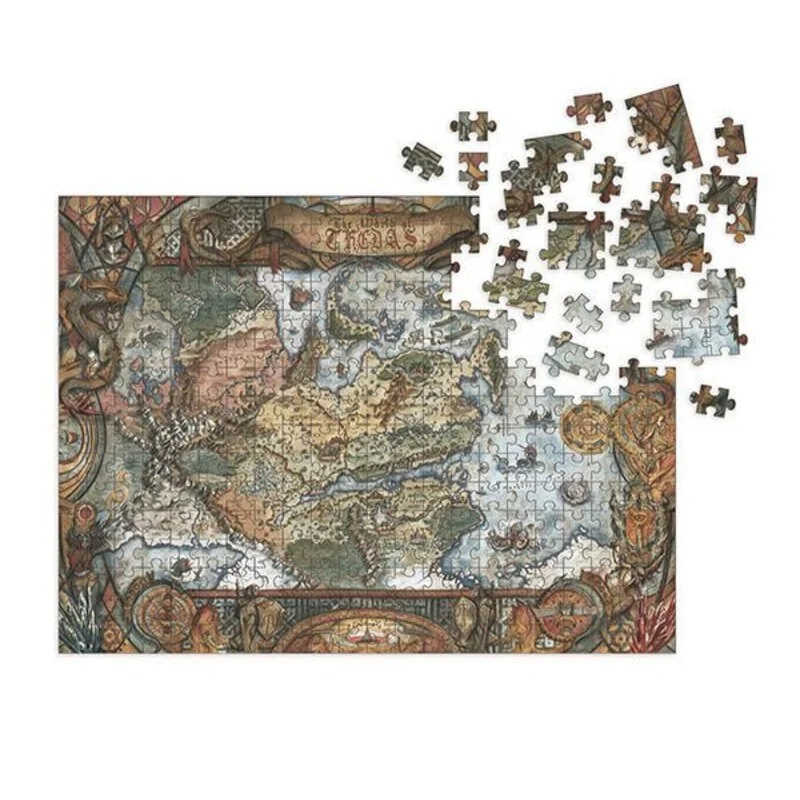 Dragon Age puzzle World of Thedas Map (1000 pieces) - Dark Horse