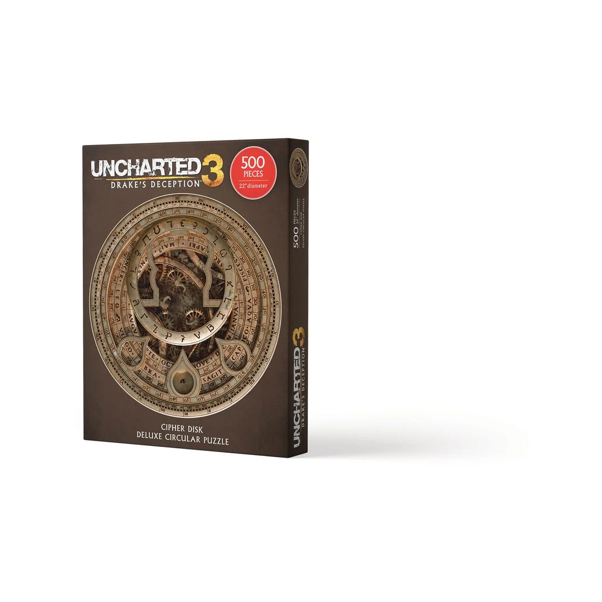 Uncharted - Cipher Disk Circular Deluxe puzzle (500 pieces)