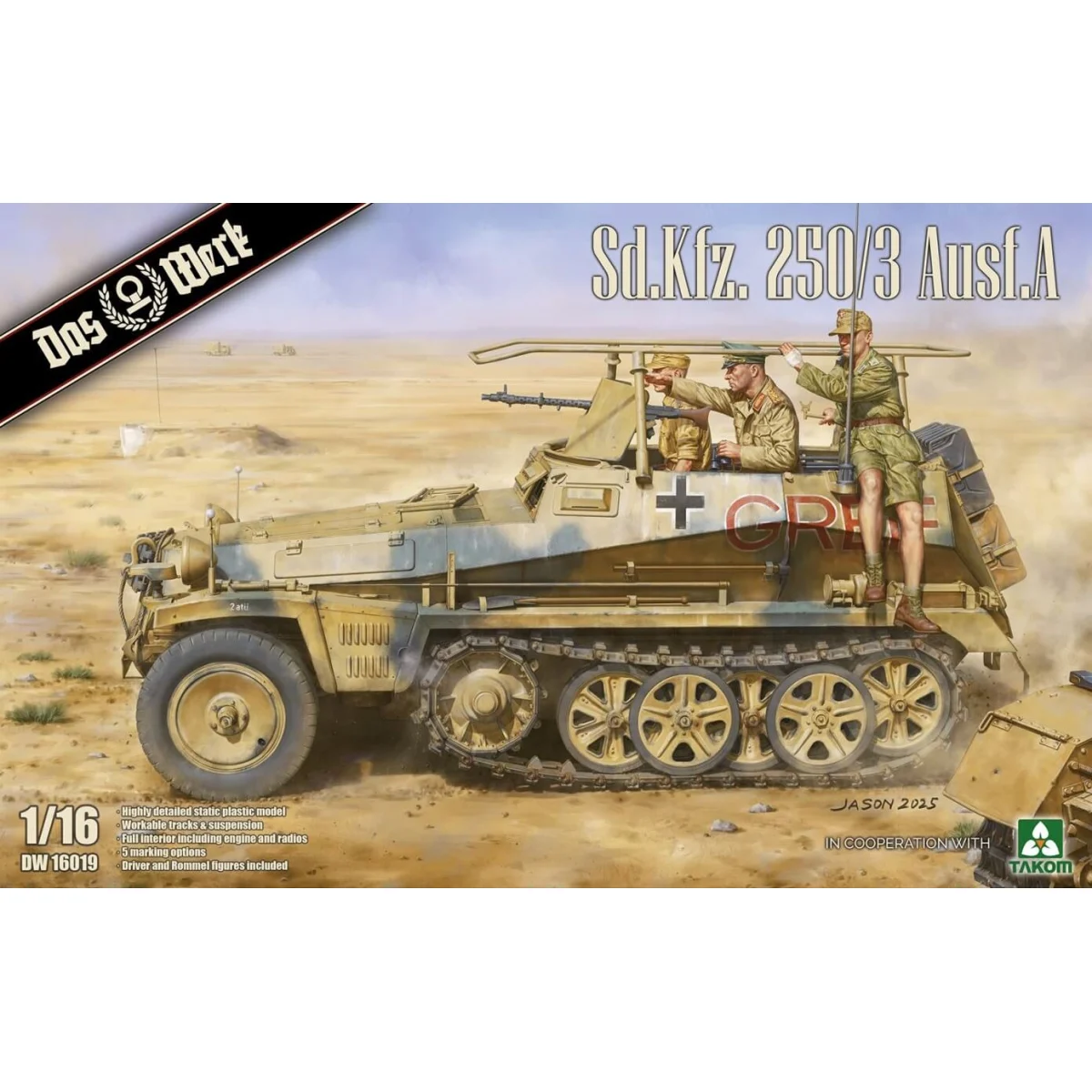 Sd.Kfz. 250/3 Ausf. A (1:16) Model kit - DAS WERK